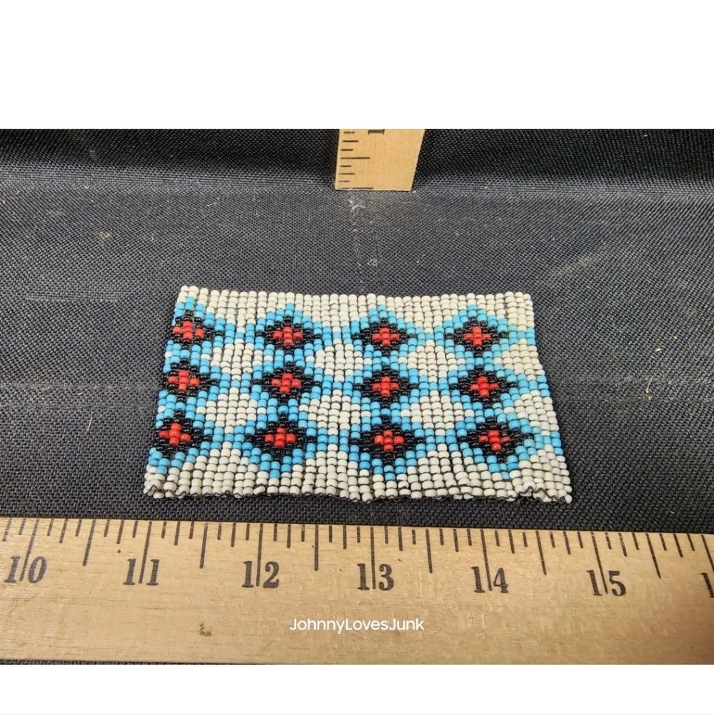 Antique Native American Seed Bead Bracelet Used